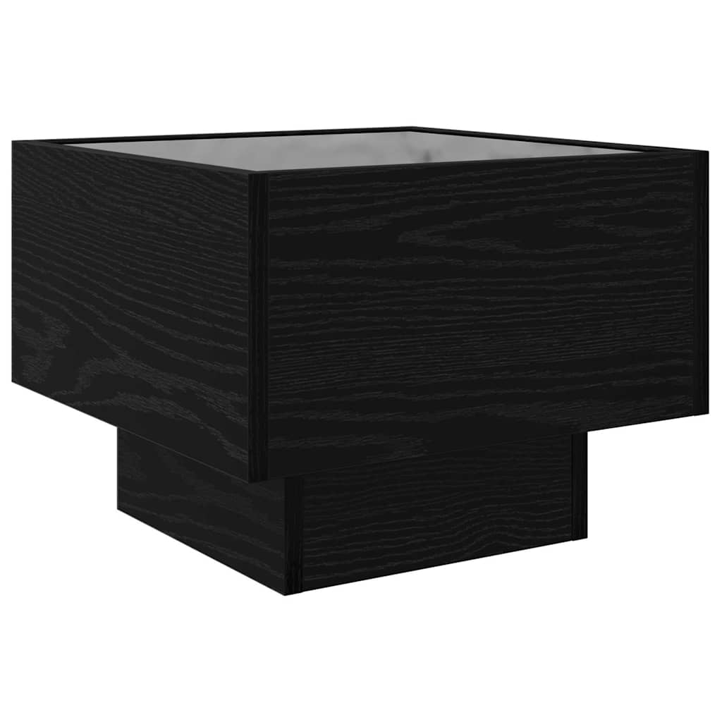 Table basse Chêne noir 40 x 40 x 30 cm Bois d'ingénierie - XIOS