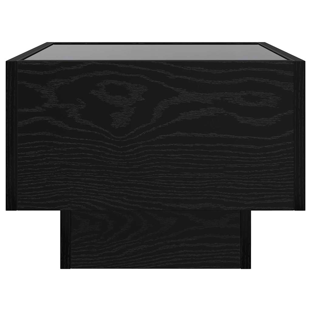 Table basse Chêne noir 40 x 40 x 30 cm Bois d'ingénierie - XIOS