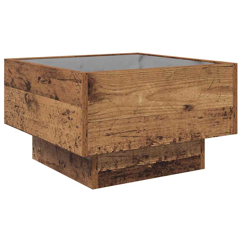 Table basse Bois ancien 50 x 50 x 30 cm Bois d'ingénierie - XIOS
