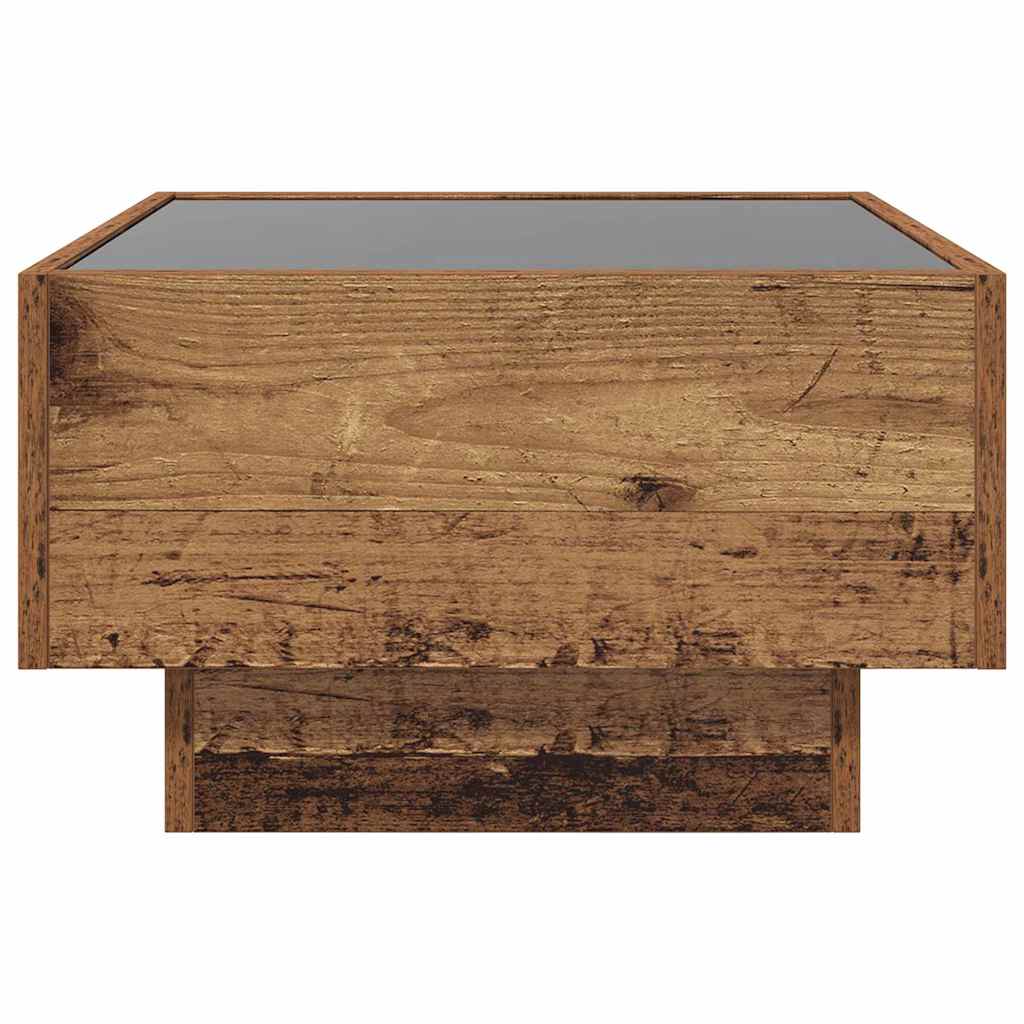 Table basse Bois ancien 50 x 50 x 30 cm Bois d'ingénierie - XIOS