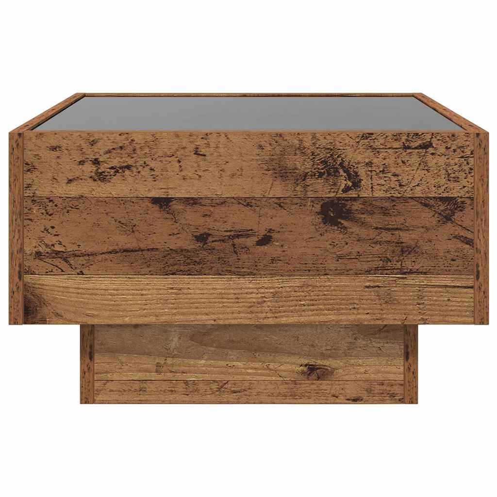 Table basse Bois ancien 50 x 50 x 30 cm Bois d'ingénierie - XIOS
