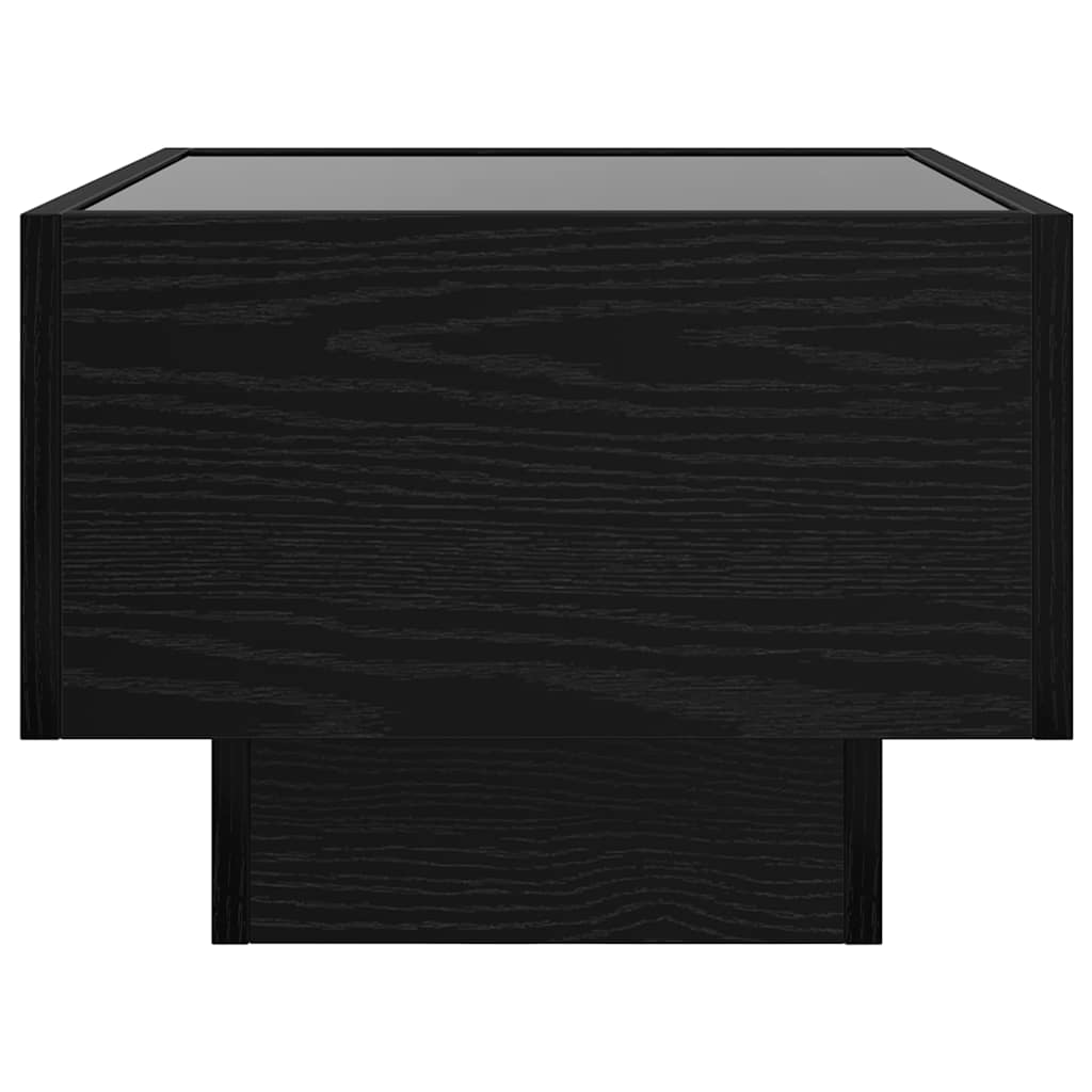Table basse Chêne noir 50 x 50 x 30 cm Bois d'ingénierie - XIOS
