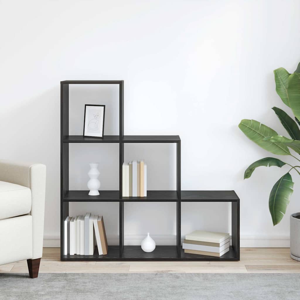 Bibliothèque Chêne noir 99 x 29 x 99 cm Bois d'ingénierie - XIOS