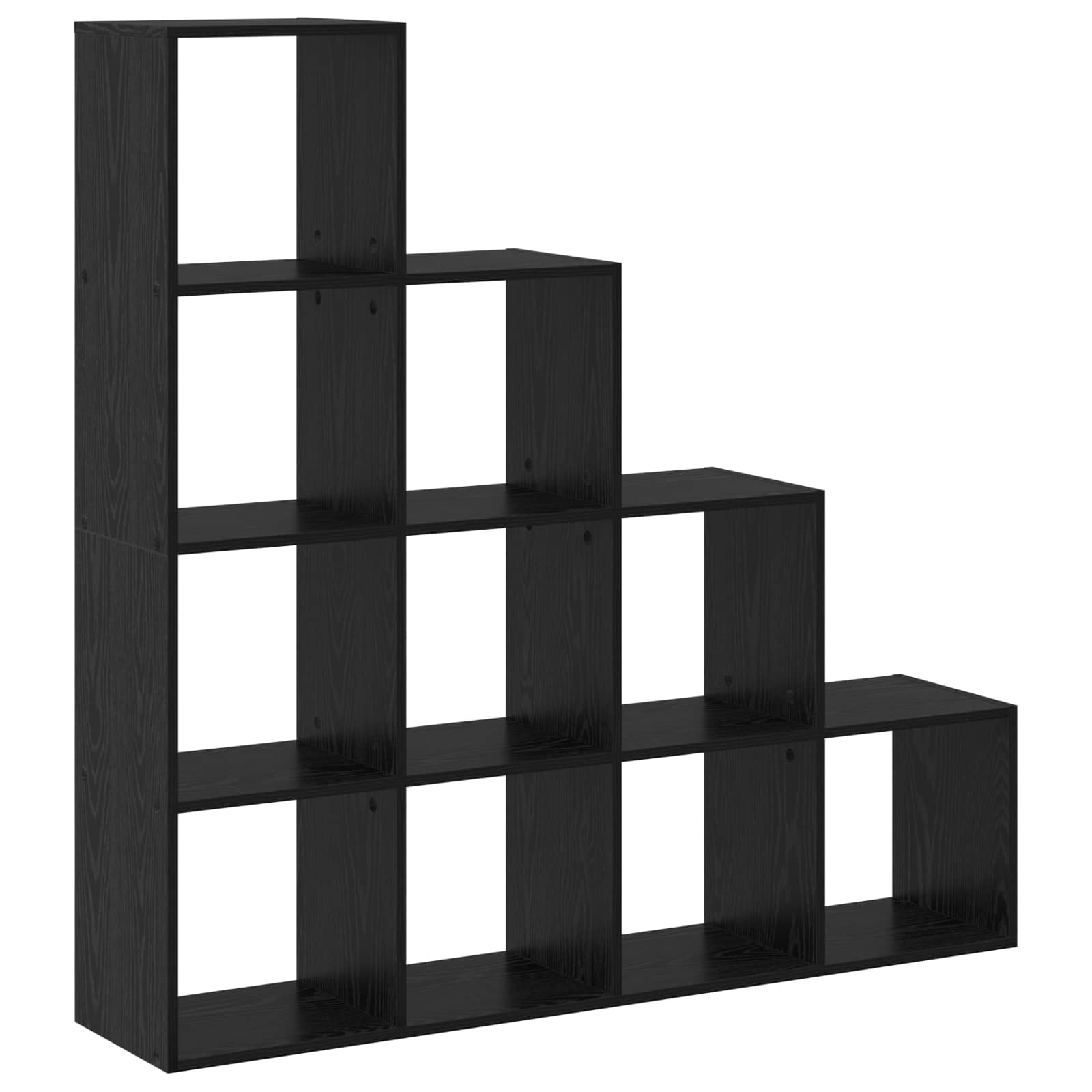 Cloison Bibliothèque Chêne noir 131,5 x 29 x 131,5 cm - XIOS