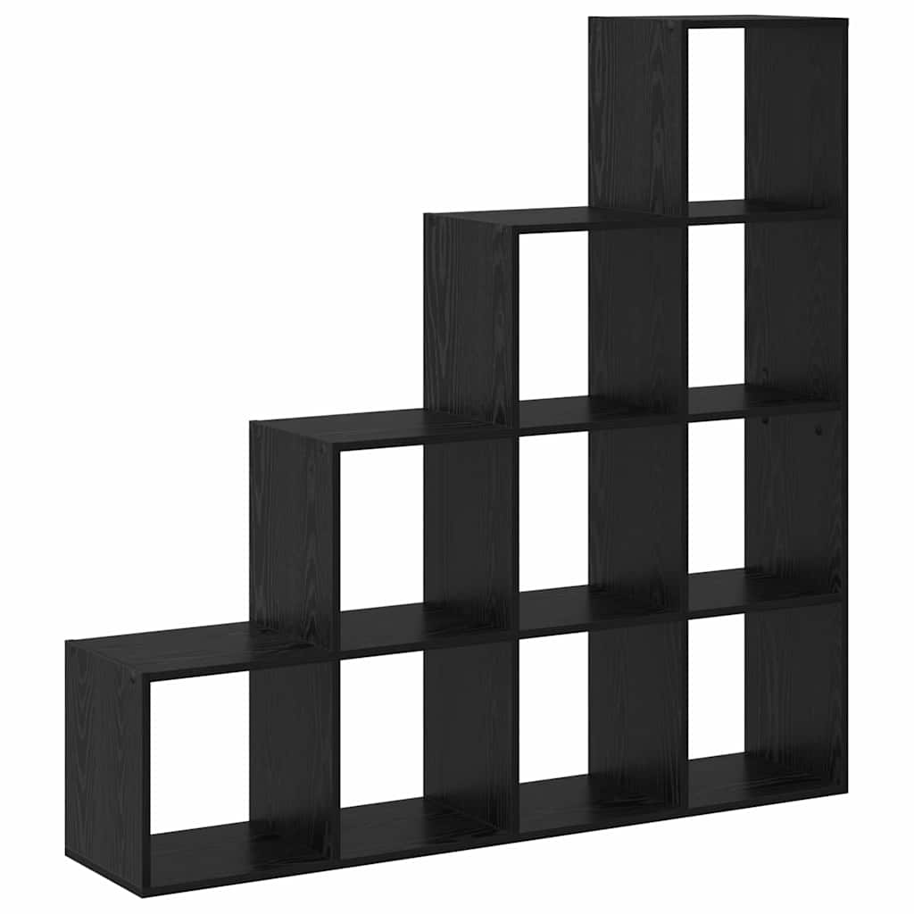 Cloison Bibliothèque Chêne noir 131.5 x 29 x 131.5 cm - XIOS