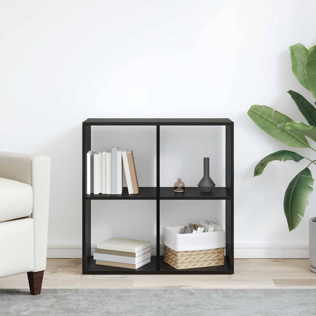 Bibliothèque Chêne noir 69.5 x 29 x 69.5 cm Bois d'ingénierie - XIOS