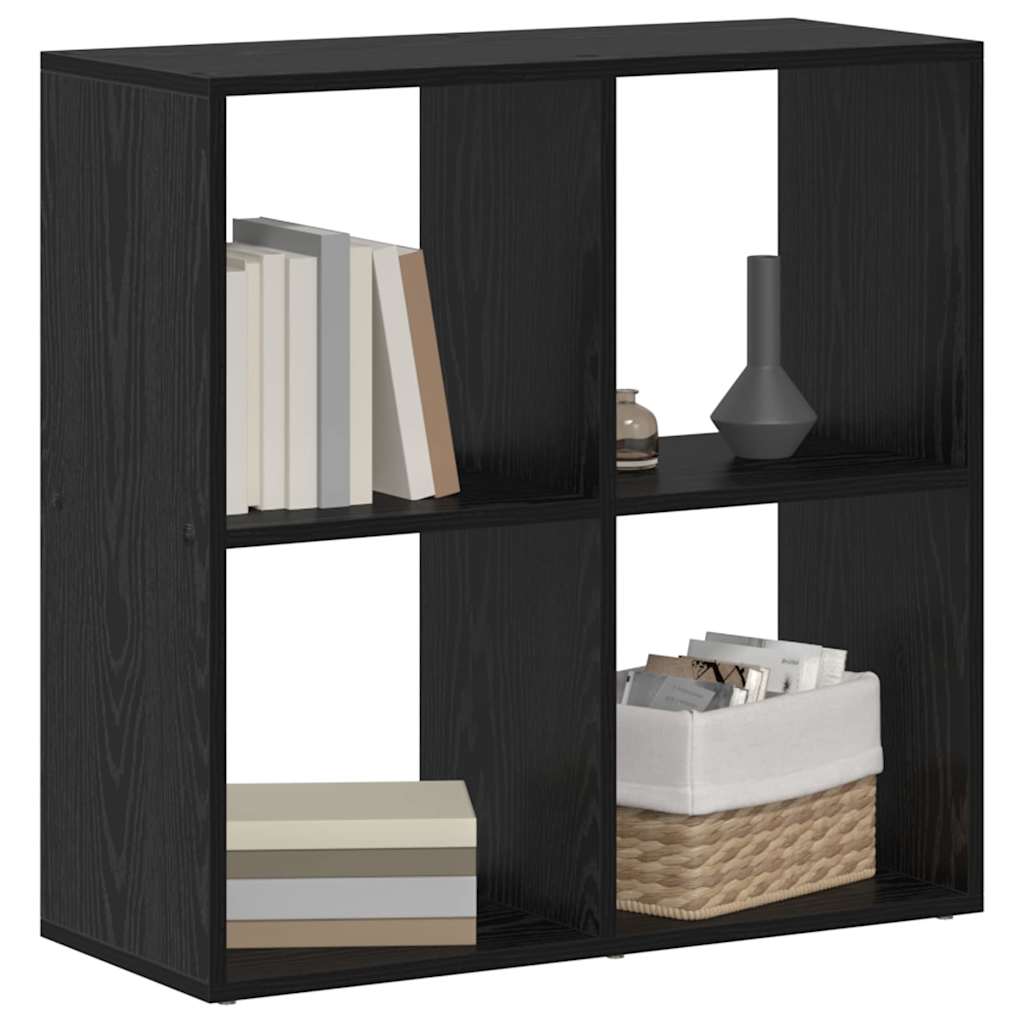 Bibliothèque Chêne noir 69.5 x 29 x 69.5 cm Bois d'ingénierie - XIOS