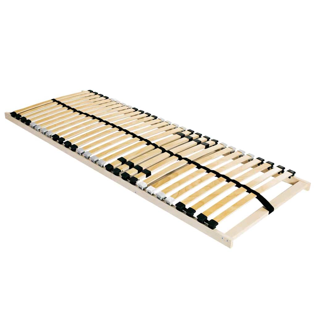 Sommier à lattes Marron 140 x 190 cm Bois de hêtre massif - XIOS