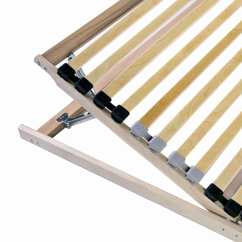 Sommier à lattes Marron 70 x 190 cm Bois de hêtre massif - XIOS