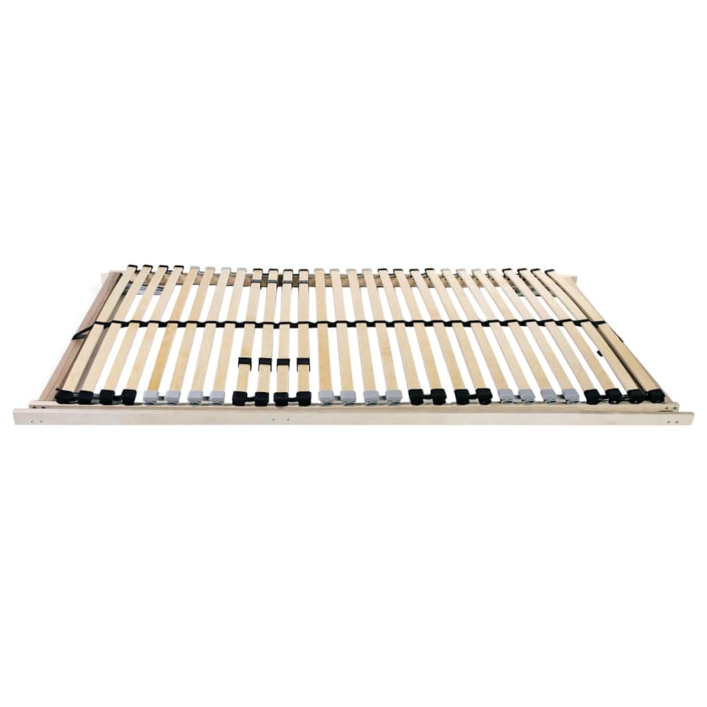 Sommier à lattes Marron 140 x 190 cm Bois de hêtre massif - XIOS