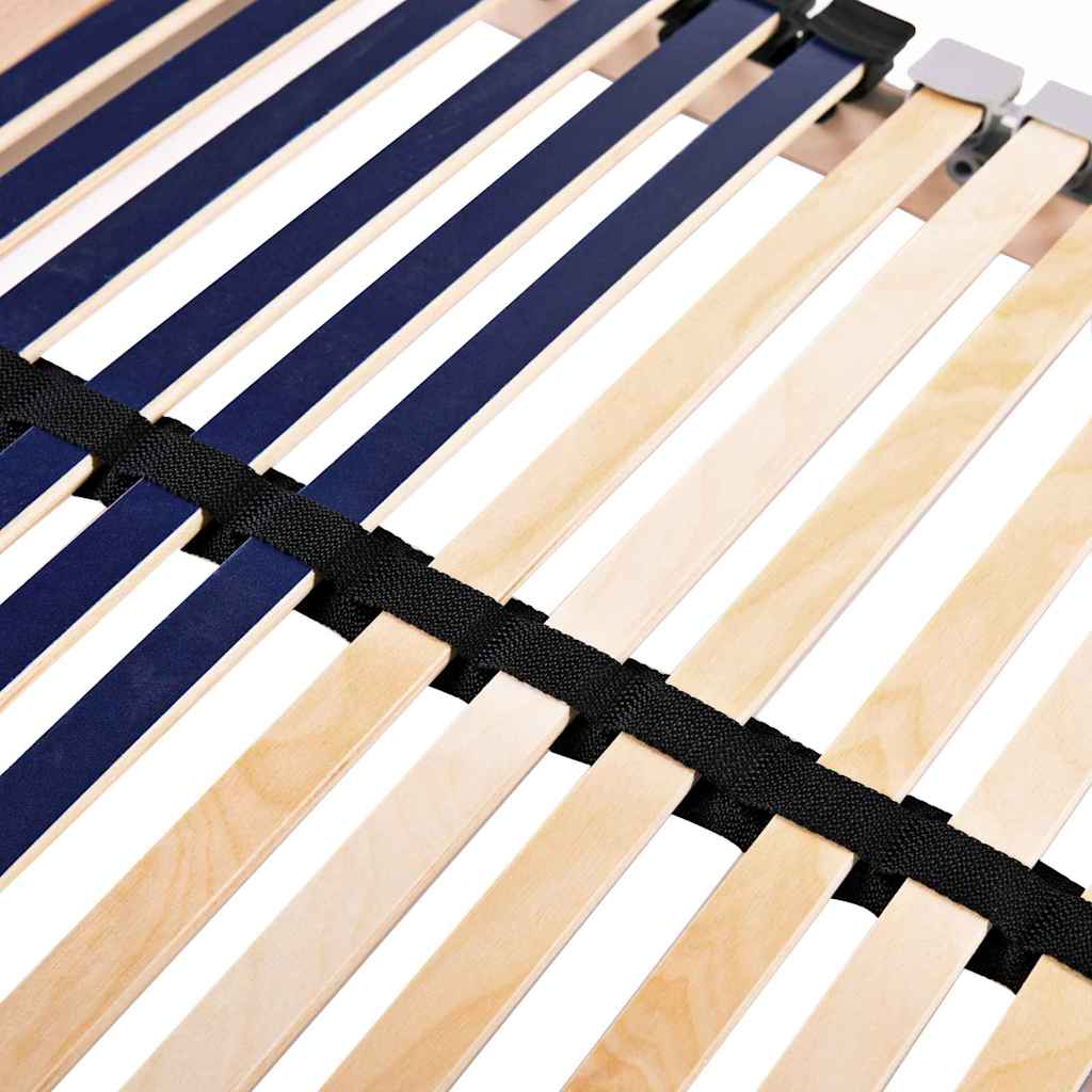 Sommier à lattes Marron 100 x 190 cm Bois de hêtre massif - XIOS