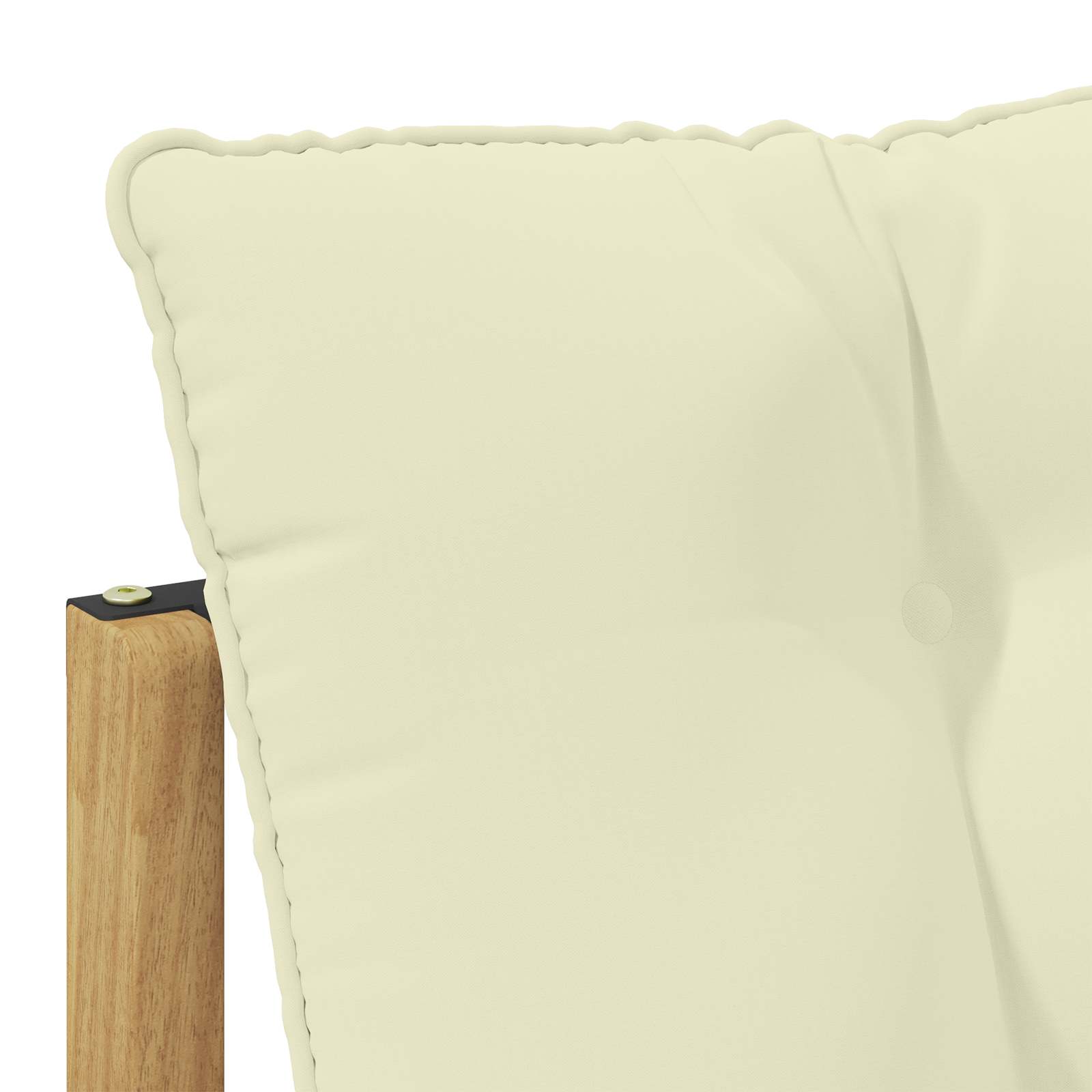 Ensemble de canapés d'extérieur 3 pcs Blanc et crème Polyester - XIOS