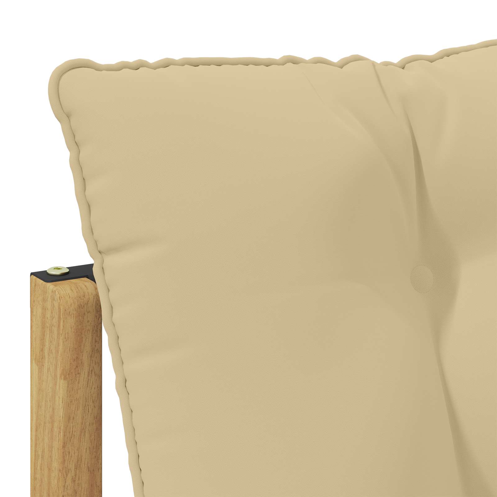 Ensemble de canapés d'extérieur 3 pcs Blanc et Beige Polyester - XIOS