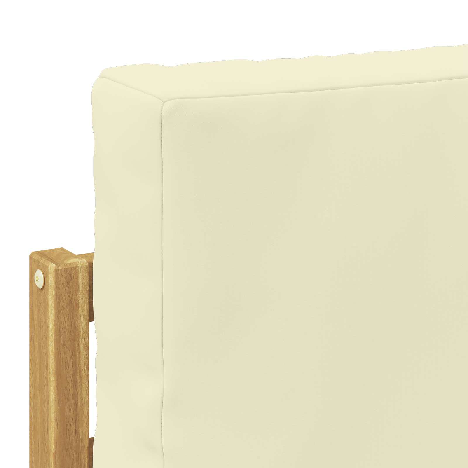 Ensemble de canapés d'extérieur 3 pcs Blanc et crème Polyester - XIOS