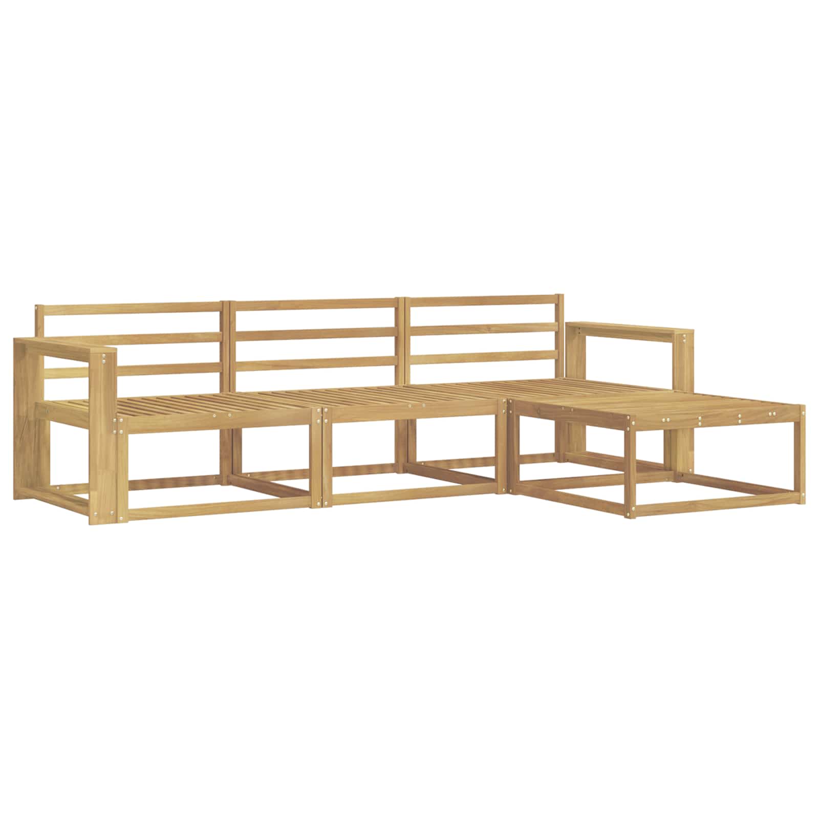 Ensemble de canapés d'extérieur 4 pcs Blanc - XIOS