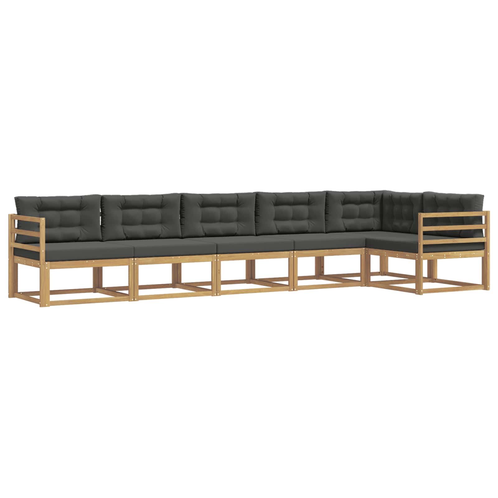 Ensemble de canapés d'extérieur 4 pcs Blanc et anthracite - XIOS