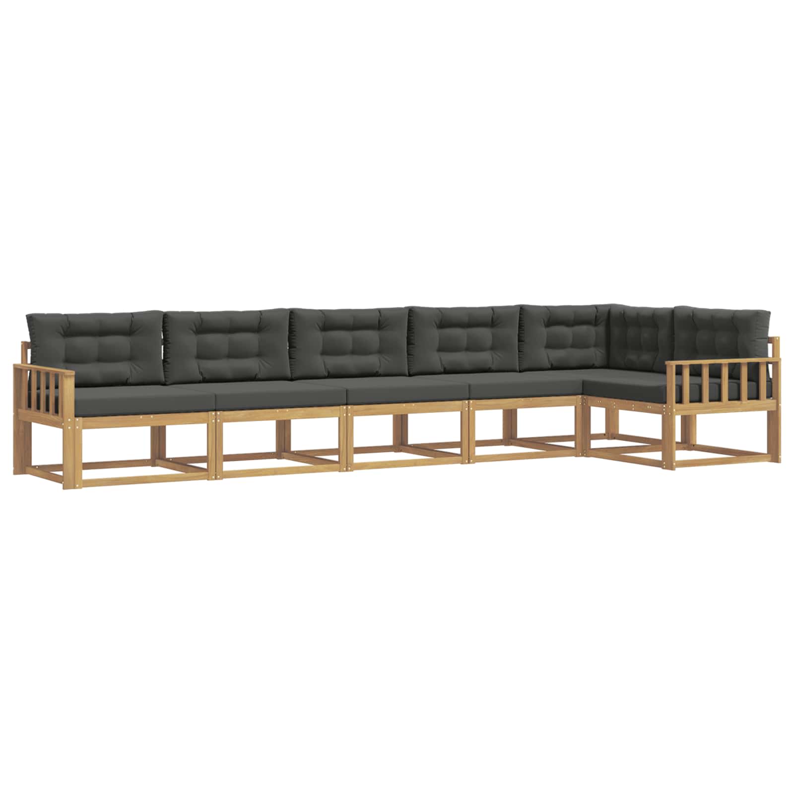 Ensemble de canapés d'extérieur 4 pcs Blanc et anthracite - XIOS