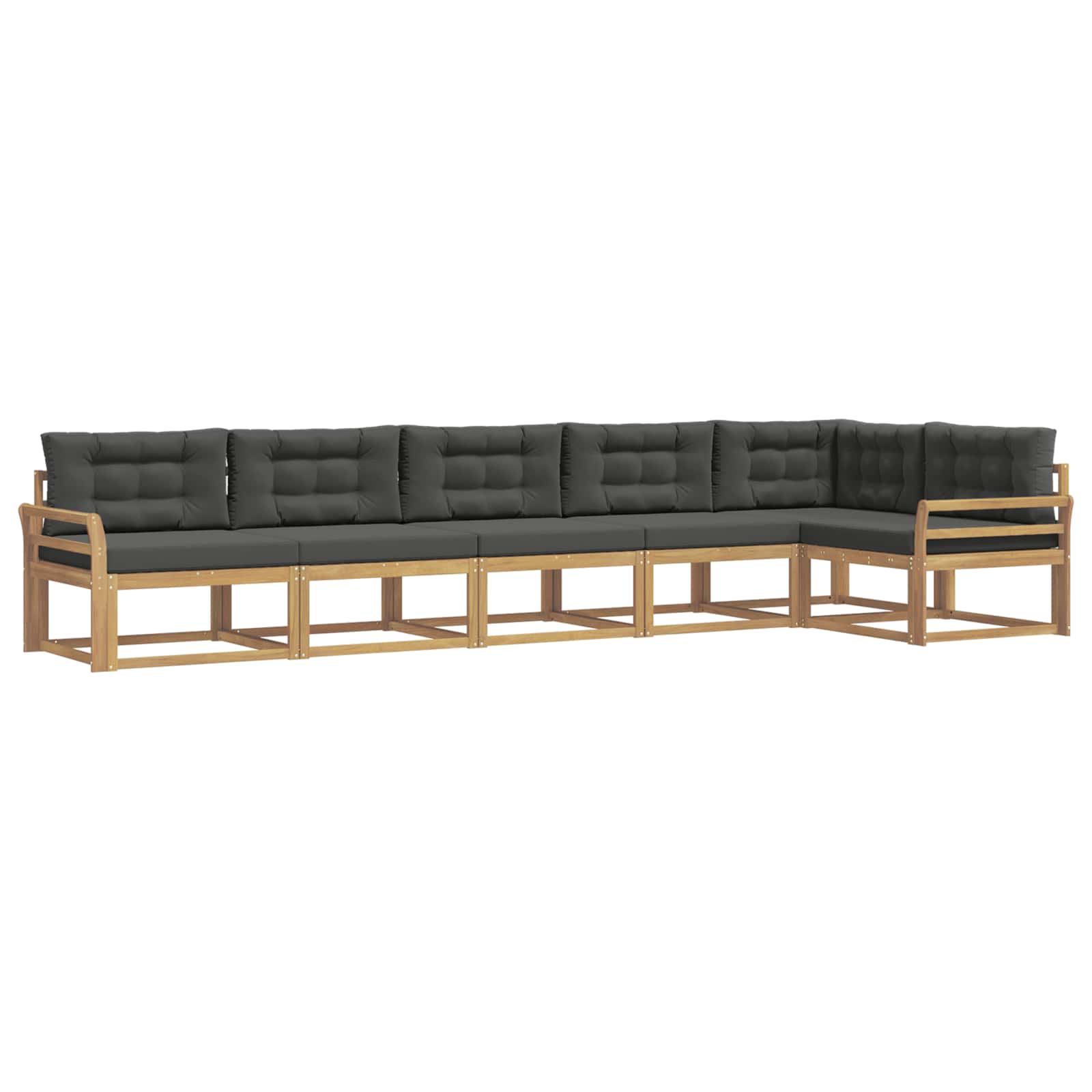 Ensemble de canapés d'extérieur 4 pcs Blanc et anthracite - XIOS