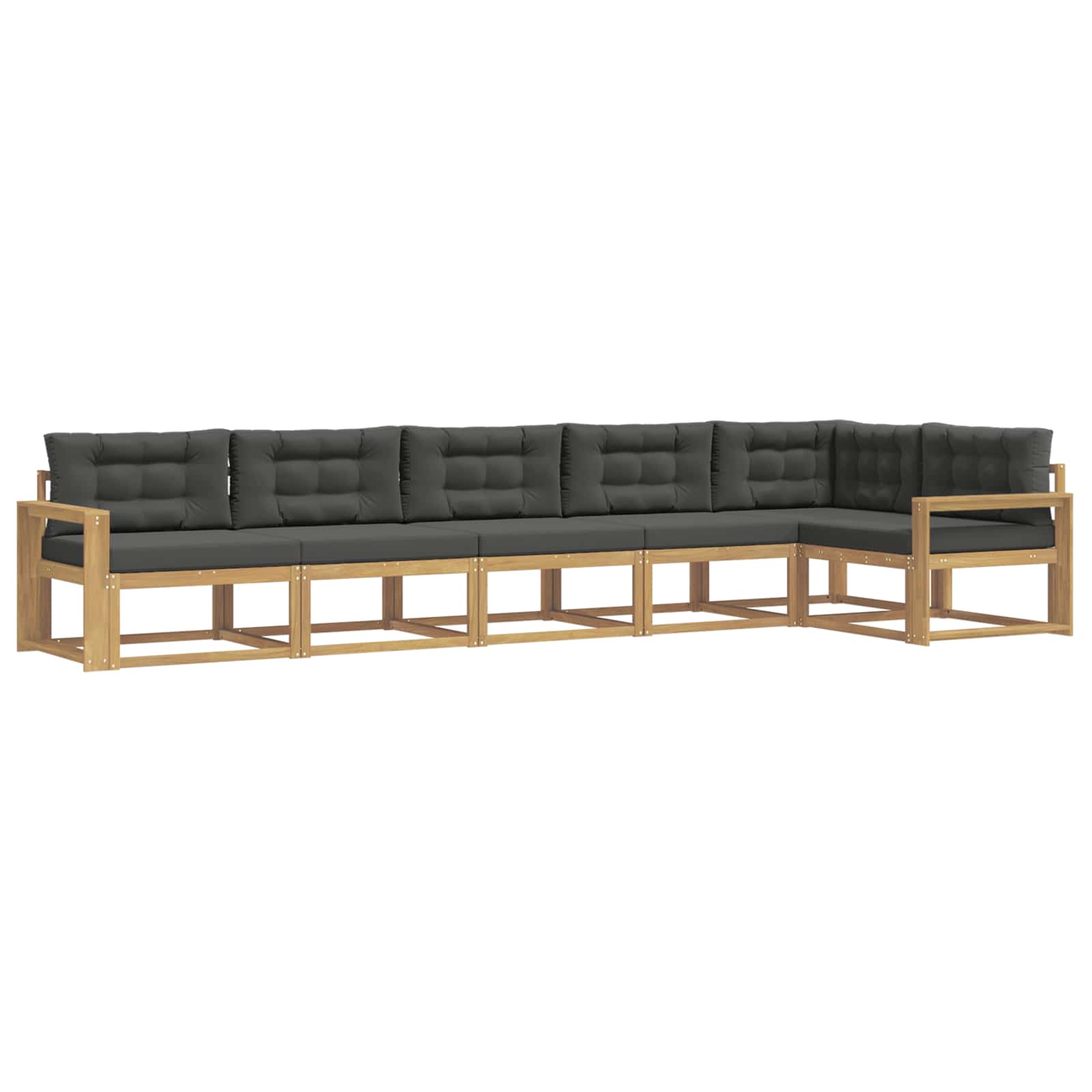 Ensemble de canapés d'extérieur 4 pcs Blanc et anthracite - XIOS