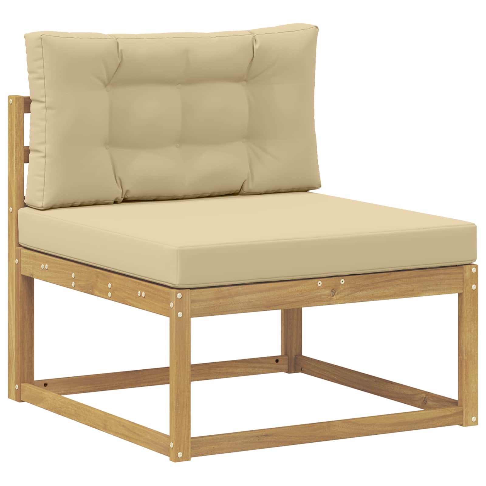 Ensemble de canapés d'extérieur 7 pcs Blanc et Beige - XIOS