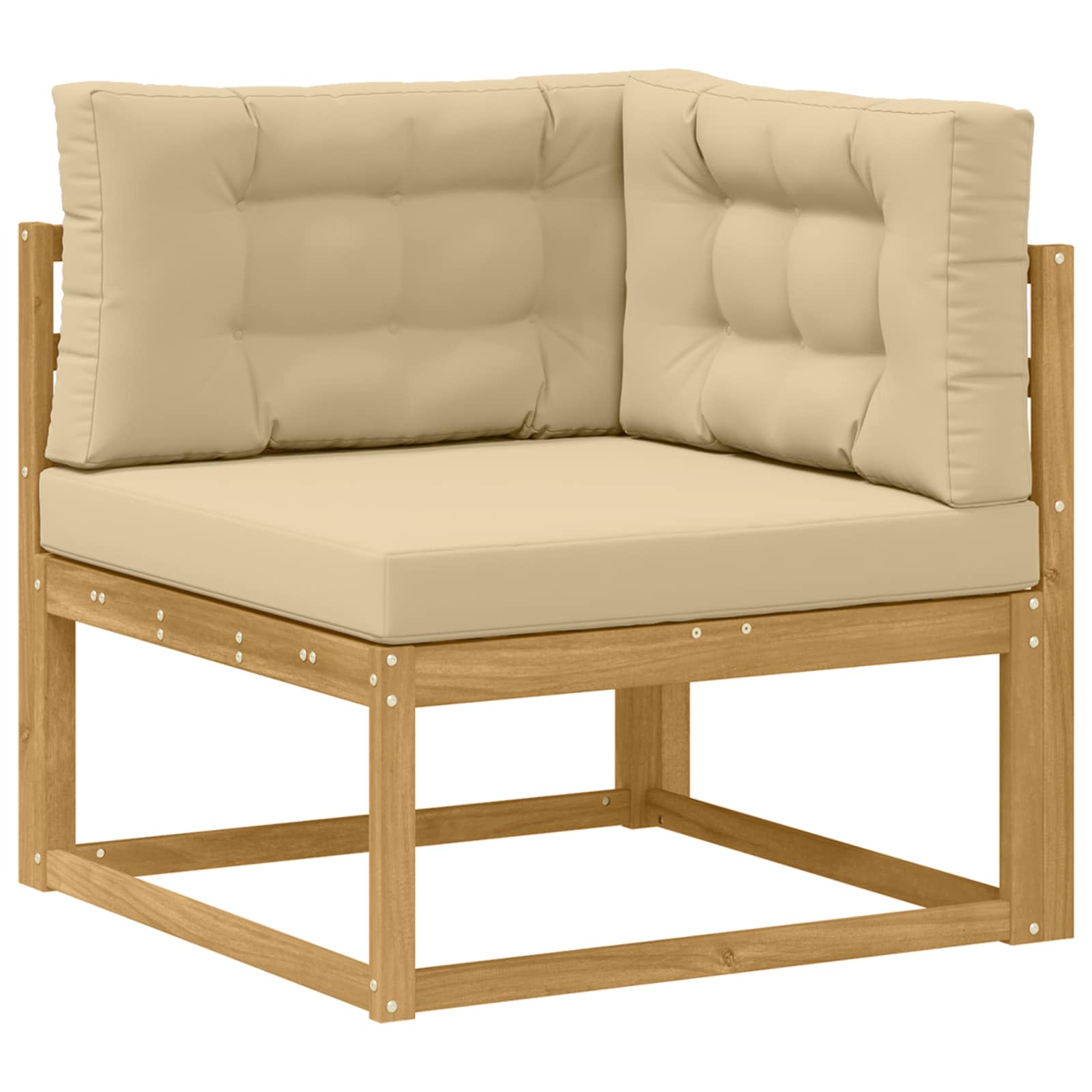 Ensemble de canapés d'extérieur 7 pcs Blanc et Beige - XIOS