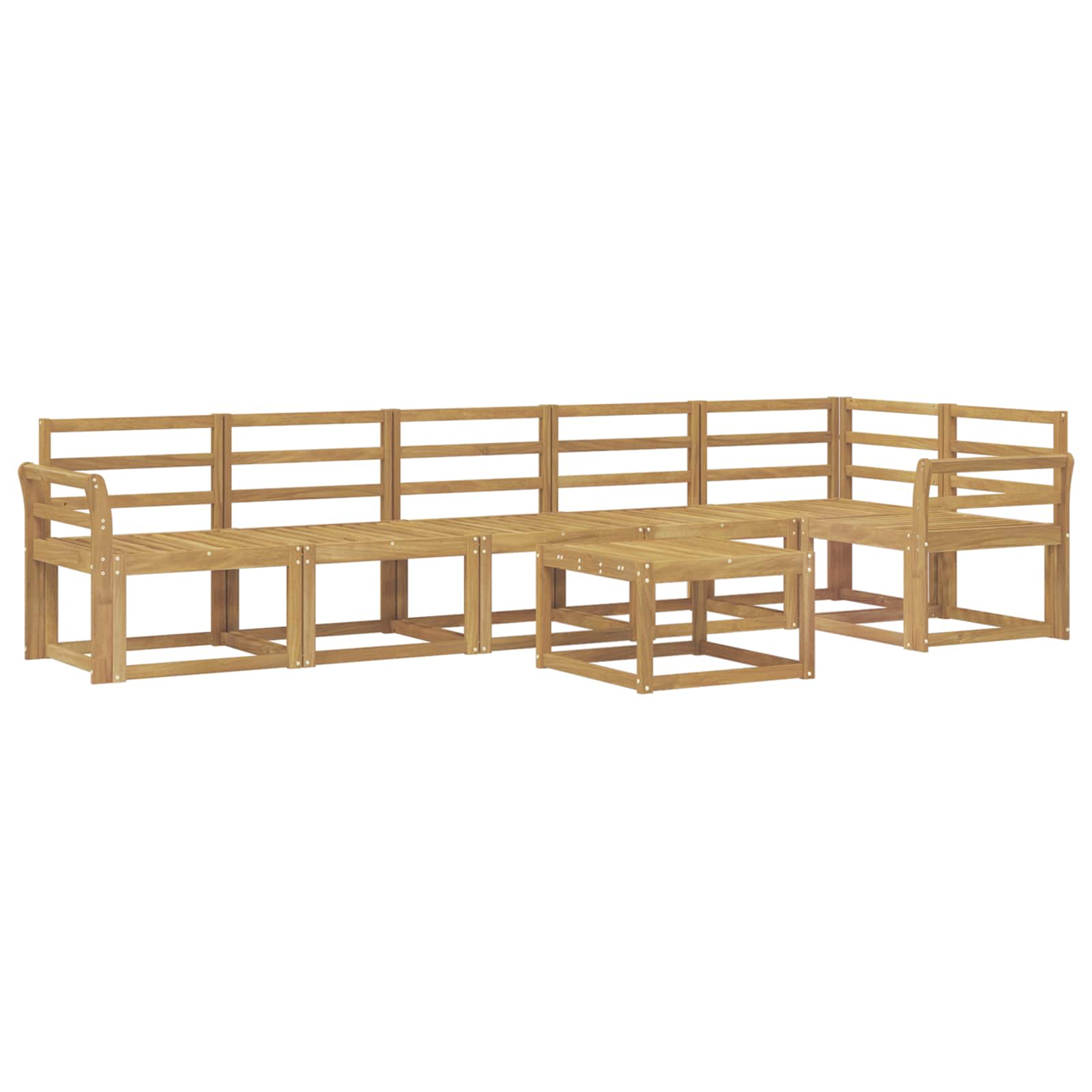 Ensemble de canapés d'extérieur 7 pcs Blanc - XIOS