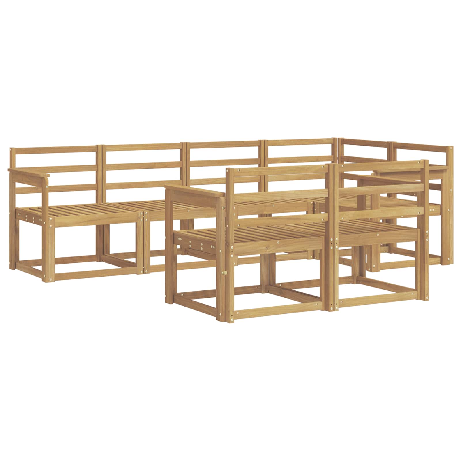 Ensemble de canapés d'extérieur 7 pcs Blanc - XIOS