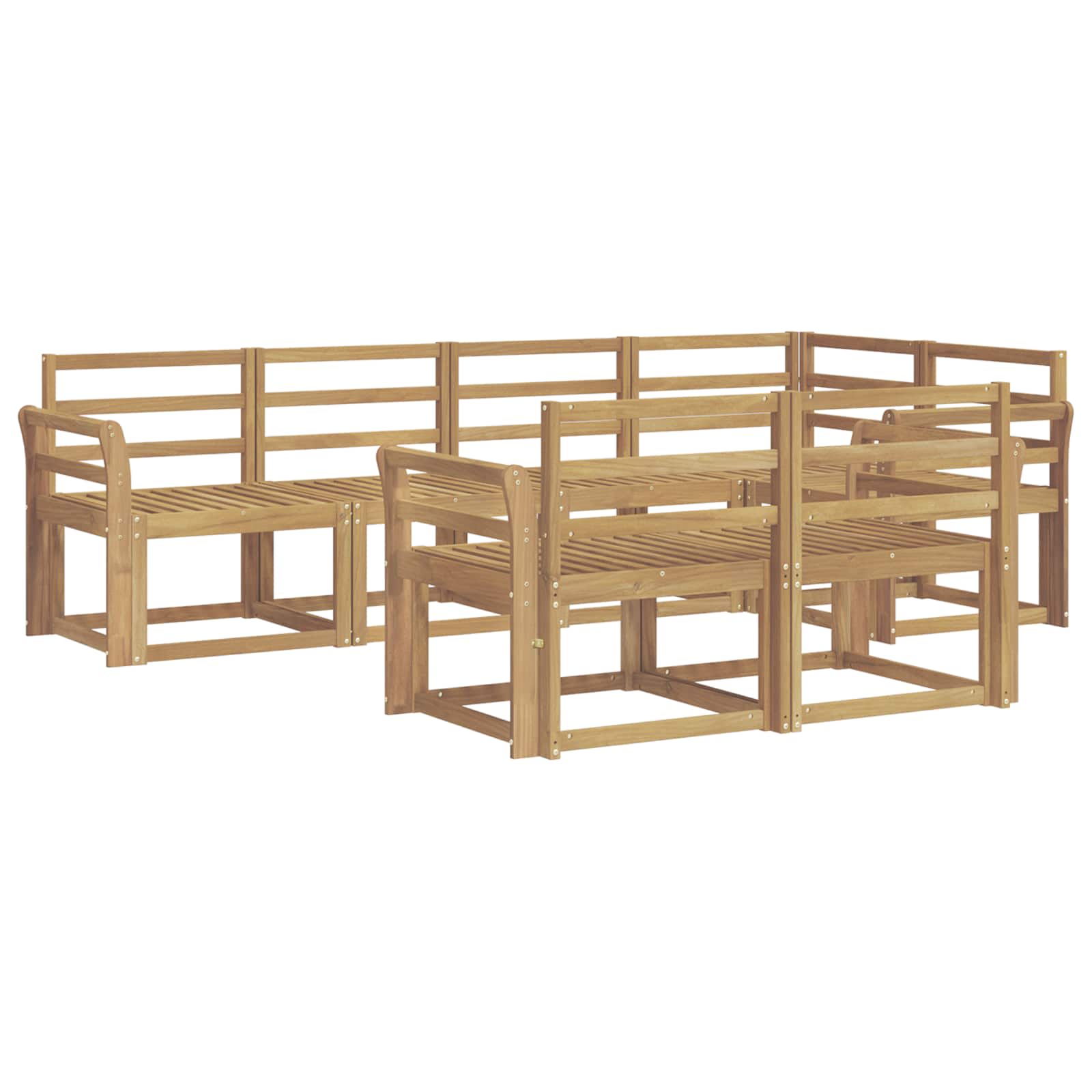 Ensemble de canapés d'extérieur 7 pcs Blanc - XIOS