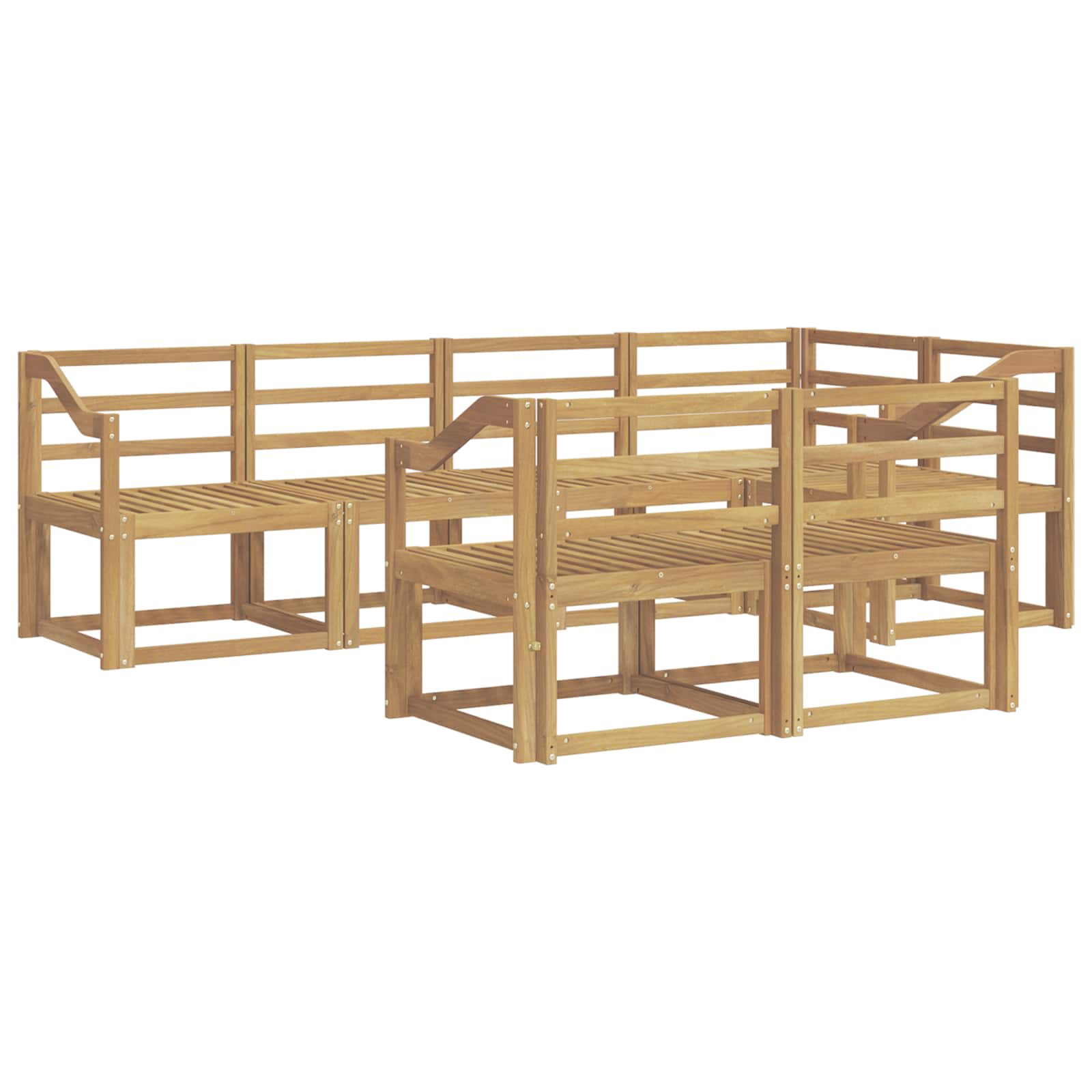 Ensemble de canapés d'extérieur 7 pcs Blanc - XIOS
