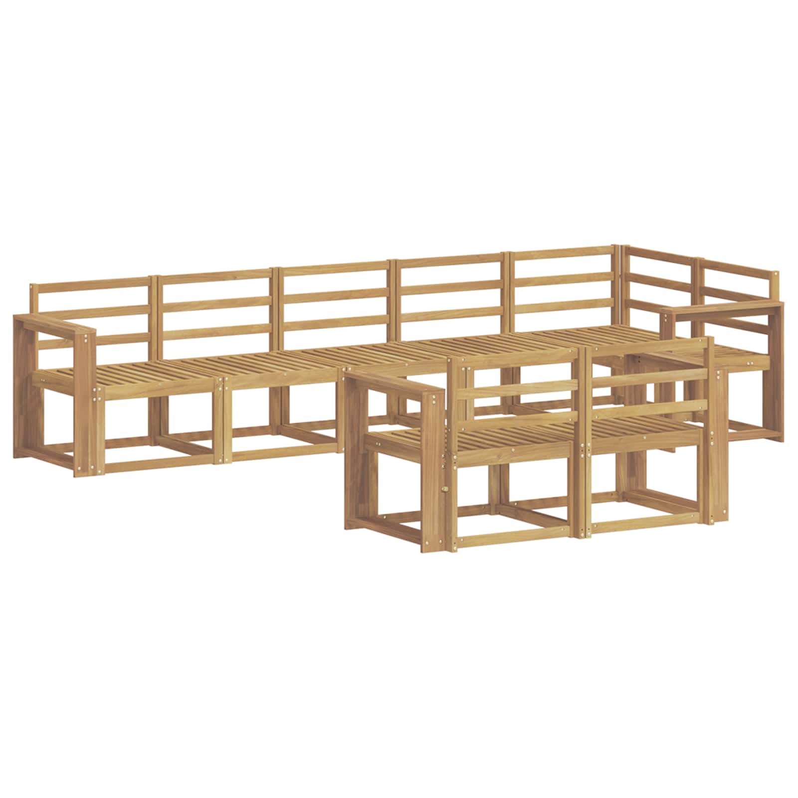 Ensemble de canapés d'extérieur 8 pcs Blanc - XIOS