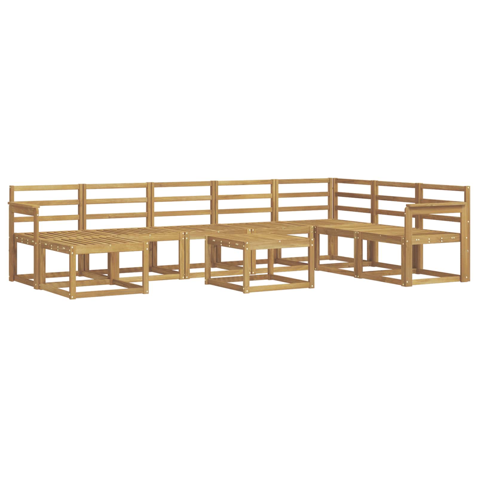 Ensemble de canapés d'extérieur 9 pcs Blanc - XIOS