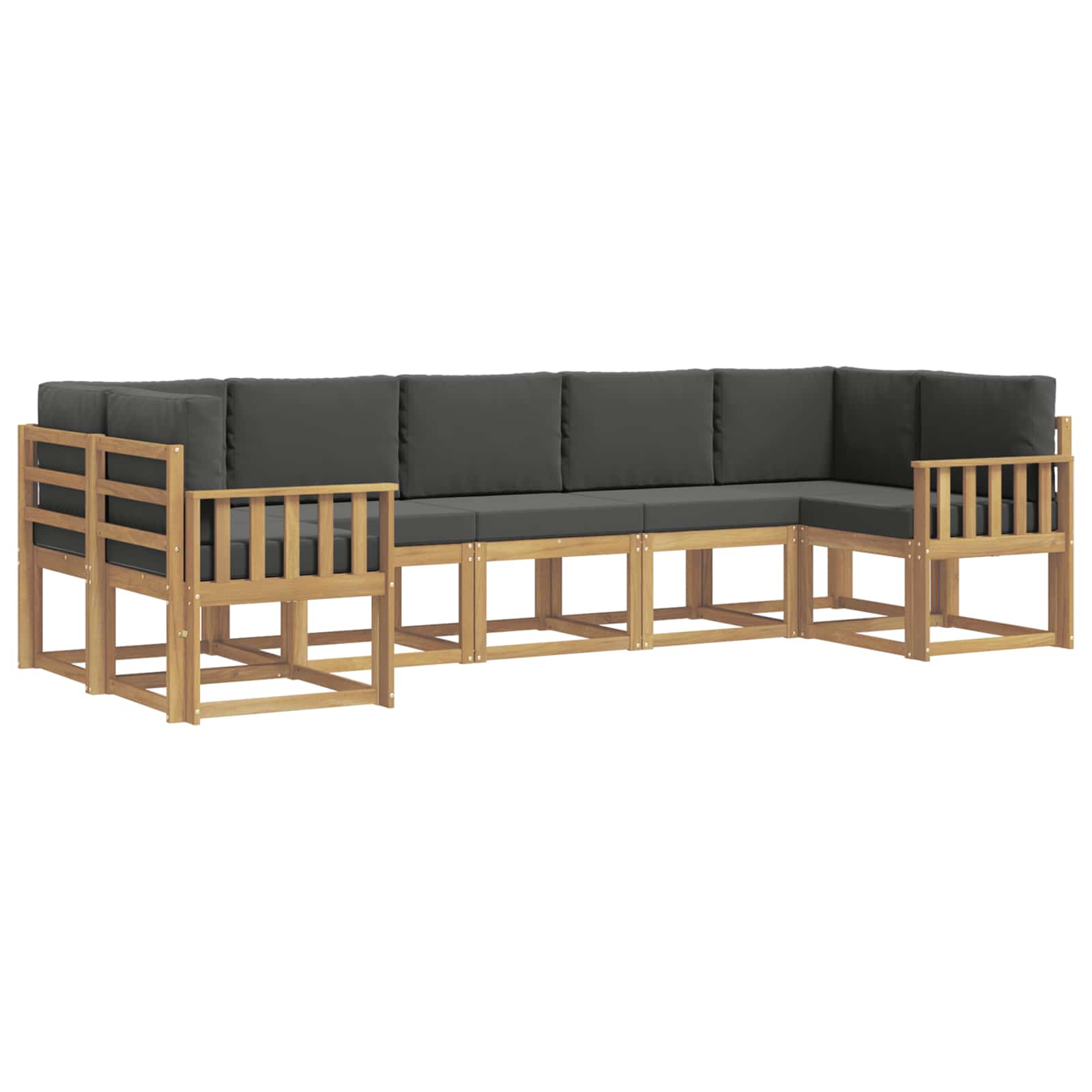Ensemble de canapés d'extérieur 7 pcs Blanc et anthracite - XIOS