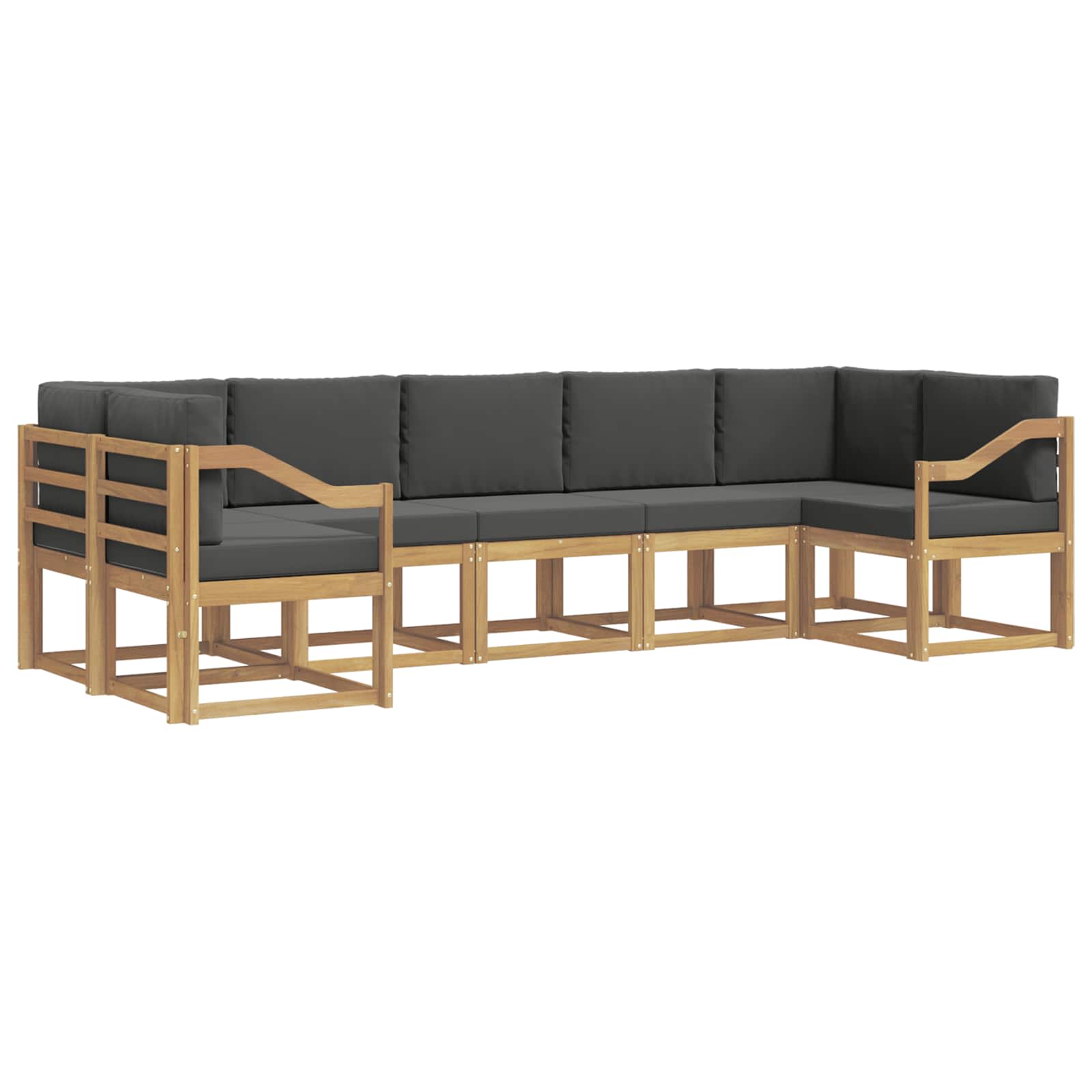 Ensemble de canapés d'extérieur 7 pcs Blanc et anthracite - XIOS