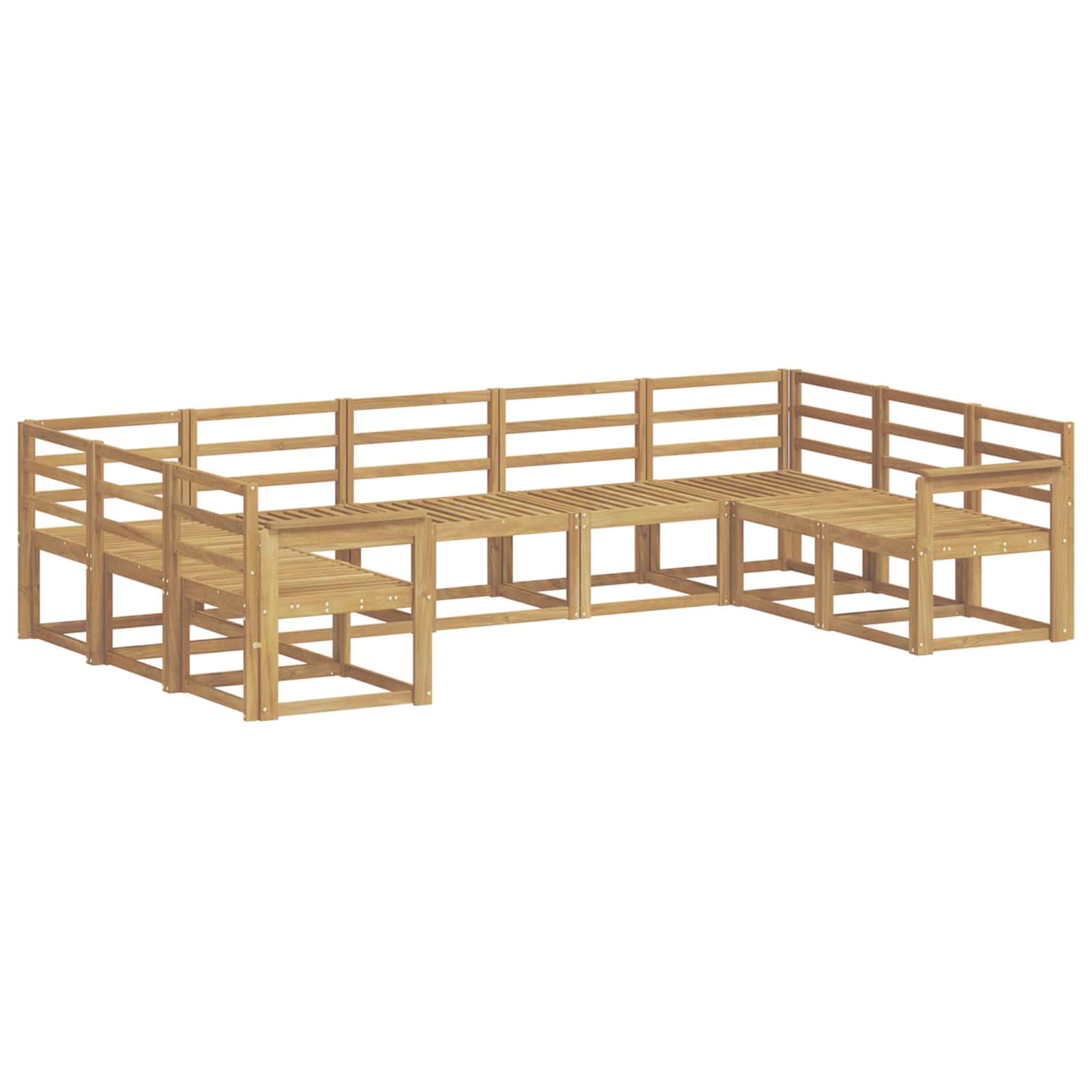 Ensemble de canapés d'extérieur 9 pcs Blanc - XIOS
