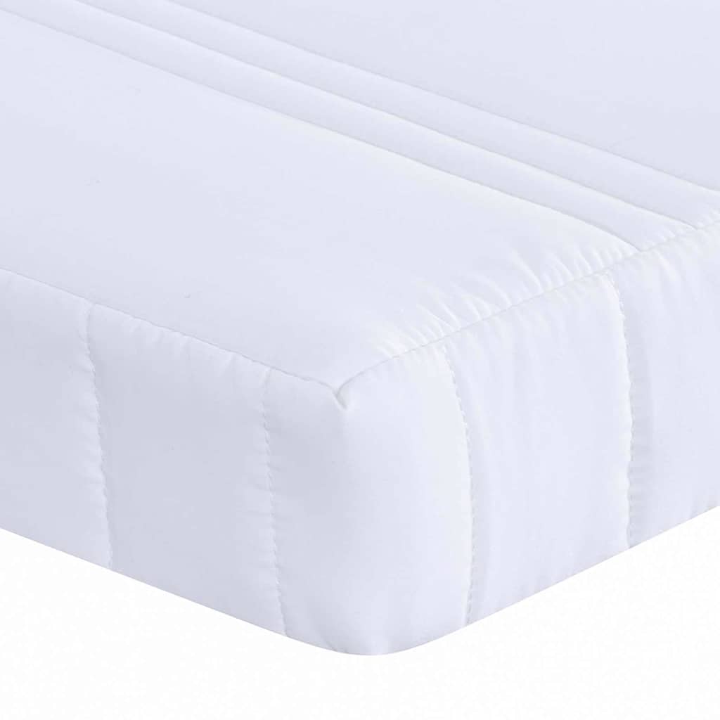 Matelas en mousse Blanc 80 x 200 cm tissu - XIOS