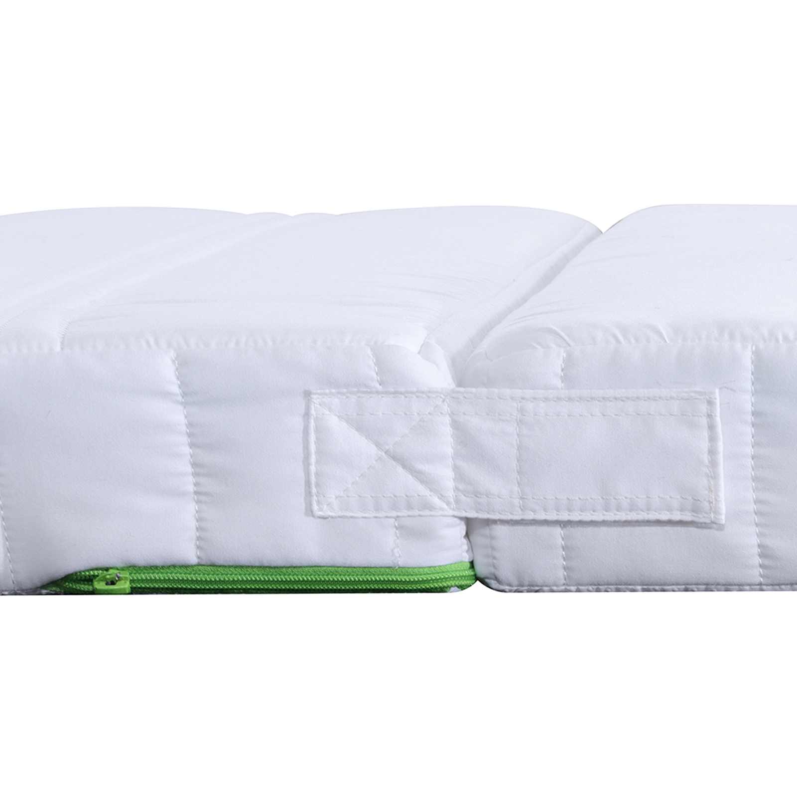 Matelas en mousse extensible 80 x 200 cm Blanc - XIOS