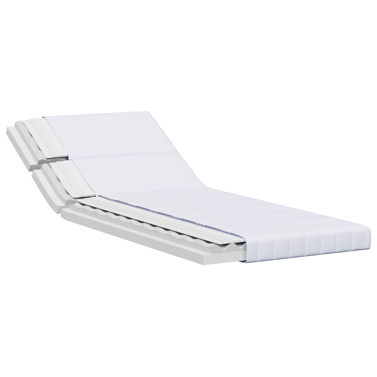 Matelas en Mousse Extensible 80 x 200 cm Blanc - XIOS