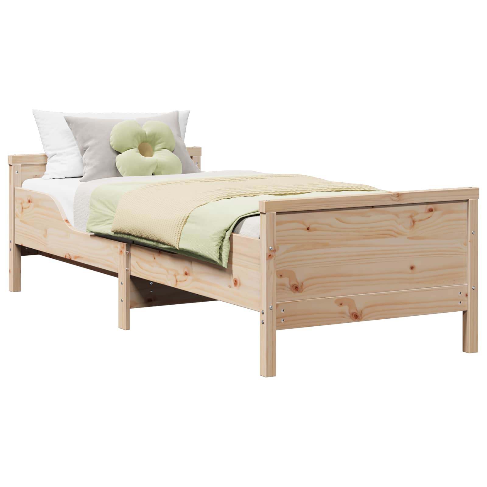 Cadre de lit Marron 80 x 200 cm Bois d'ingénierie - XIOS