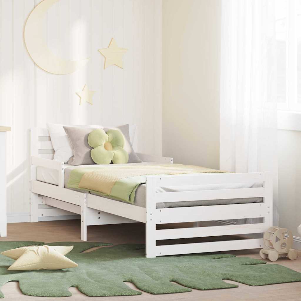 Lit extensible pour enfants Autre Blanc 80 x 130 / 165 / 200 cm - XIOS