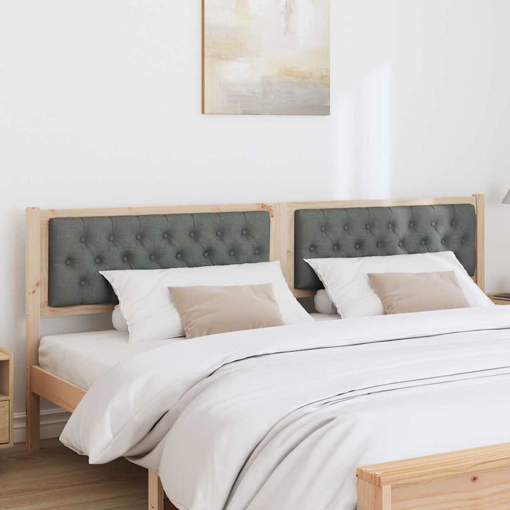 Tête de lit marron et gris foncé 200 cm Bois massif en pin - XIOS