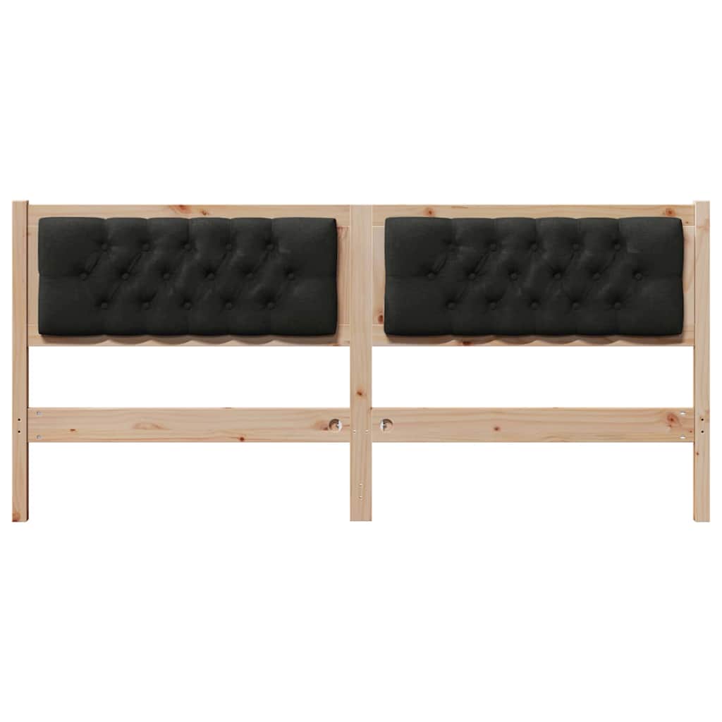 Tête de lit Autre Marron et noir 160 cm Bois massif en pin - XIOS