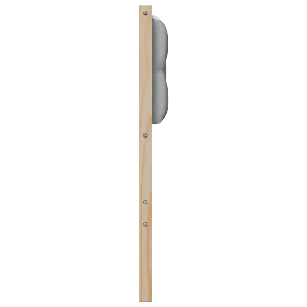 Tête de lit Marron et gris clair 135 cm Bois massif en pin - XIOS