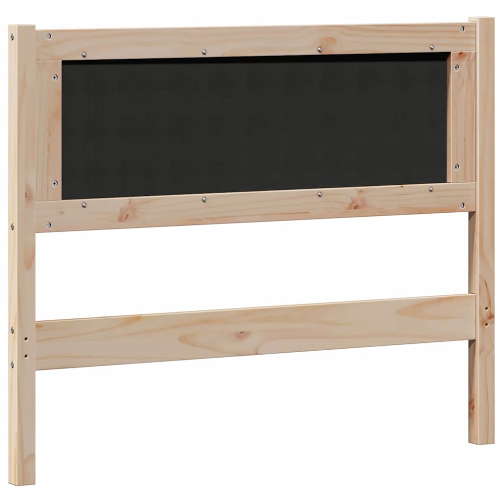 Tête de lit marron et gris foncé 100 cm Bois massif en pin - XIOS