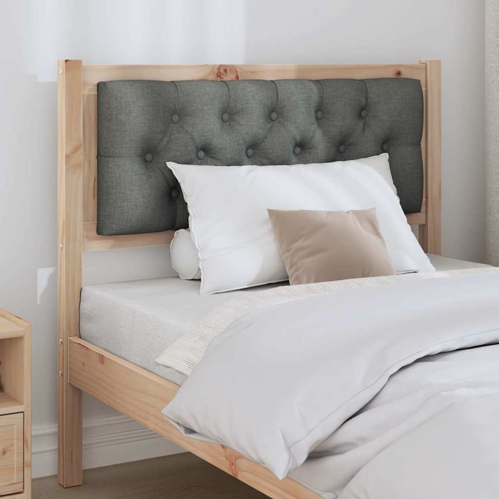 Tête de lit Autre marron et gris foncé 90 cm Bois massif en pin - XIOS
