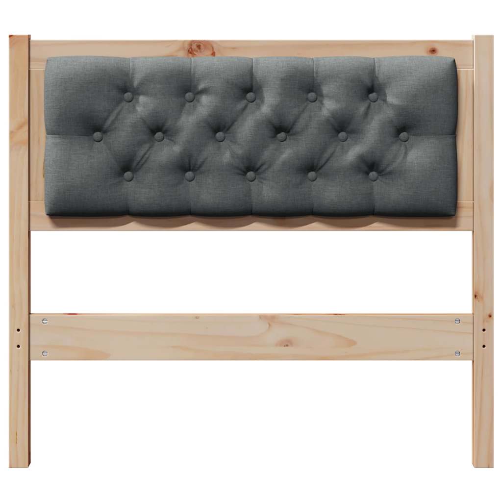 Tête de lit Autre marron et gris foncé 90 cm Bois massif en pin - XIOS