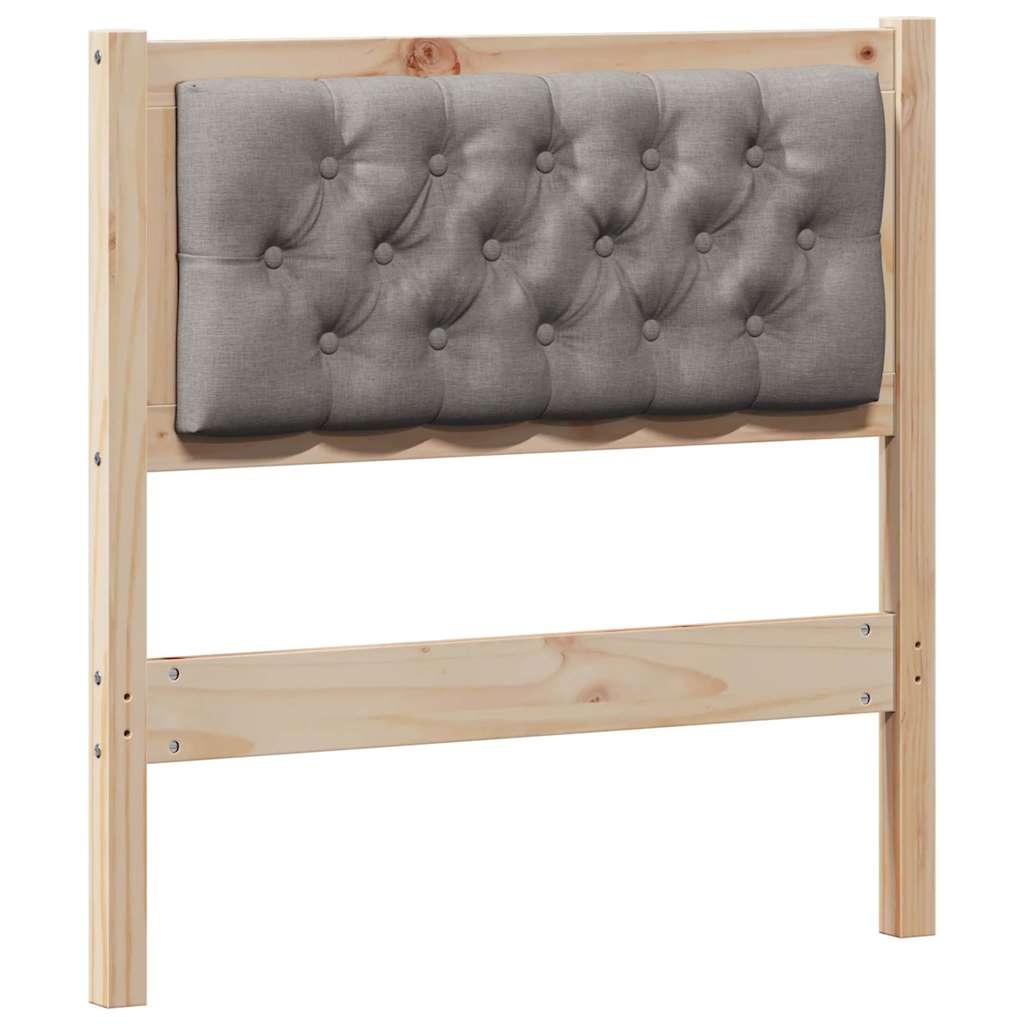 Tête de lit Autre Marron et taupe 80 cm Bois massif en pin - XIOS