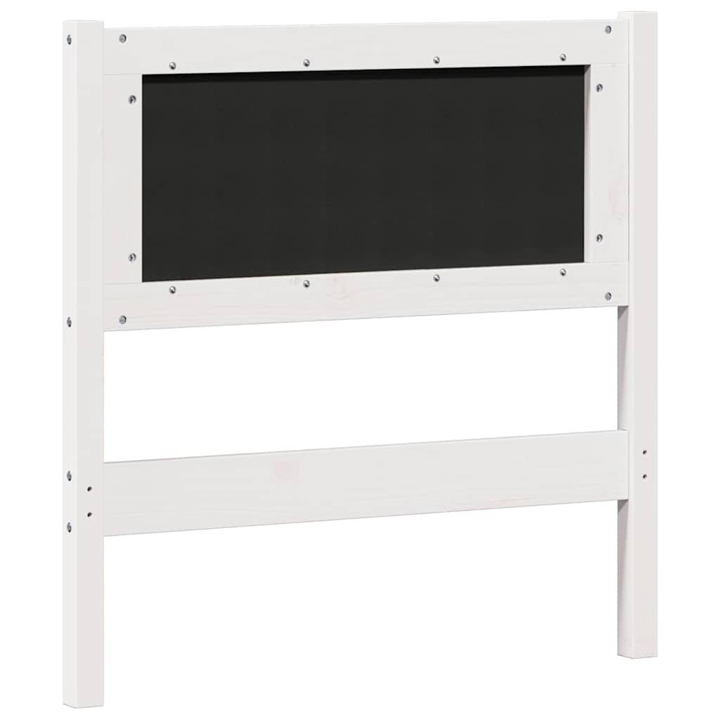 Tête de lit Autre Blanc et gris clair 80 cm Bois massif en pin - XIOS
