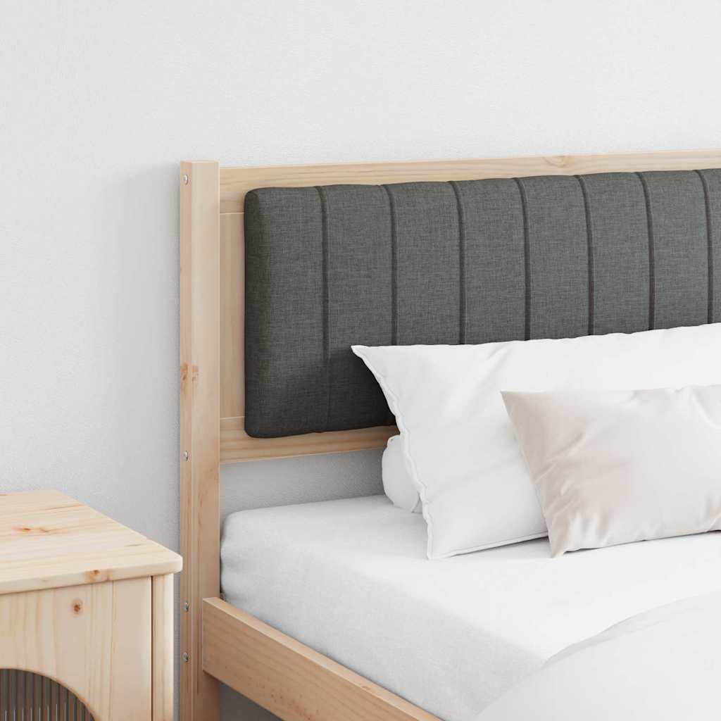 Tête de lit capitonnée Marron 200 cm Pin massif - XIOS