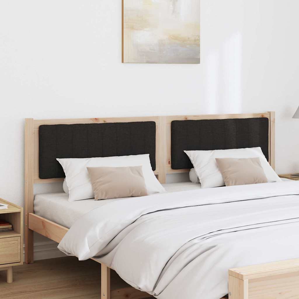 Tête de lit capitonnée Marron 180 cm Pin massif - XIOS