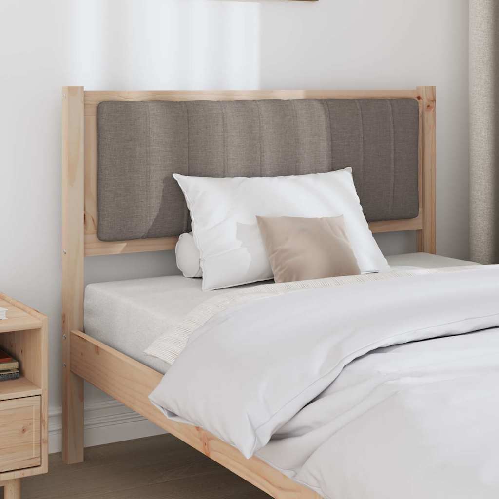 Tête de lit capitonnée Marron 100 cm Pin massif - XIOS